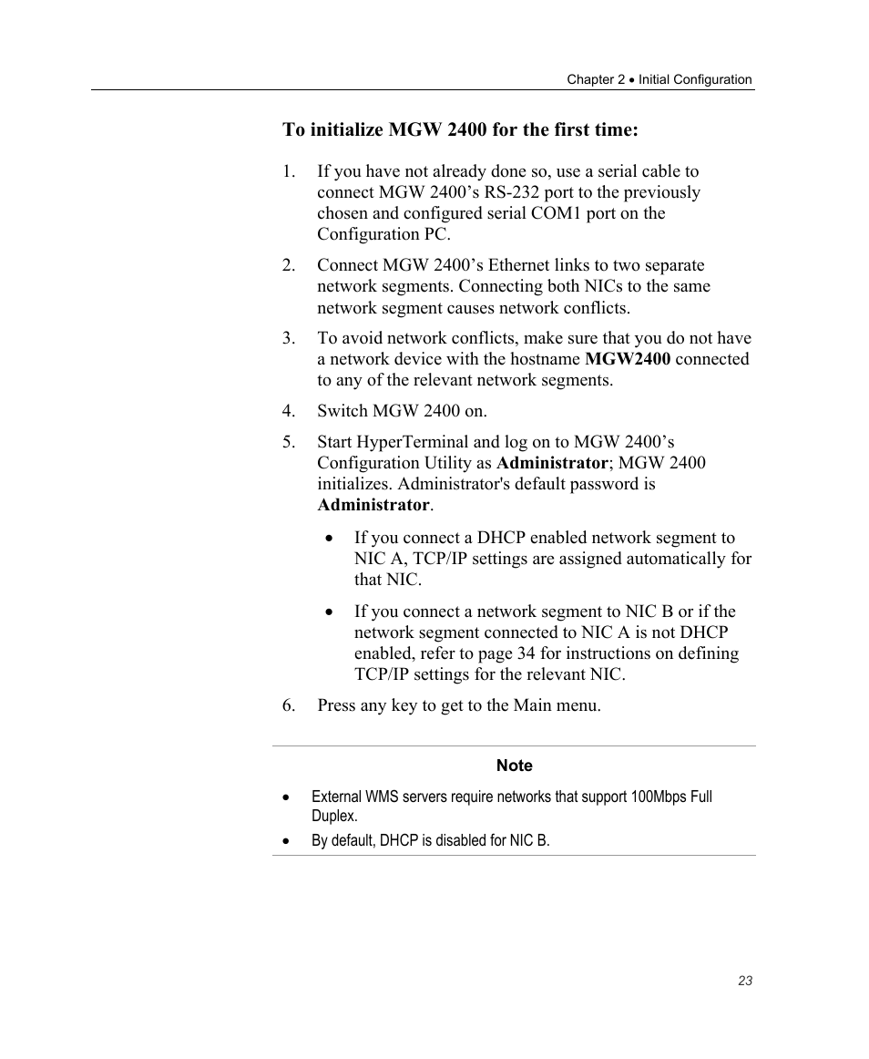 Optibase MGW 2400 WMT User Manual | Page 33 / 156