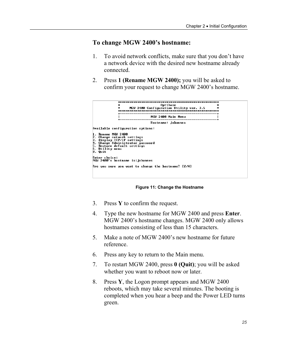 Optibase MGW 2400 WMT User Manual | Page 35 / 156