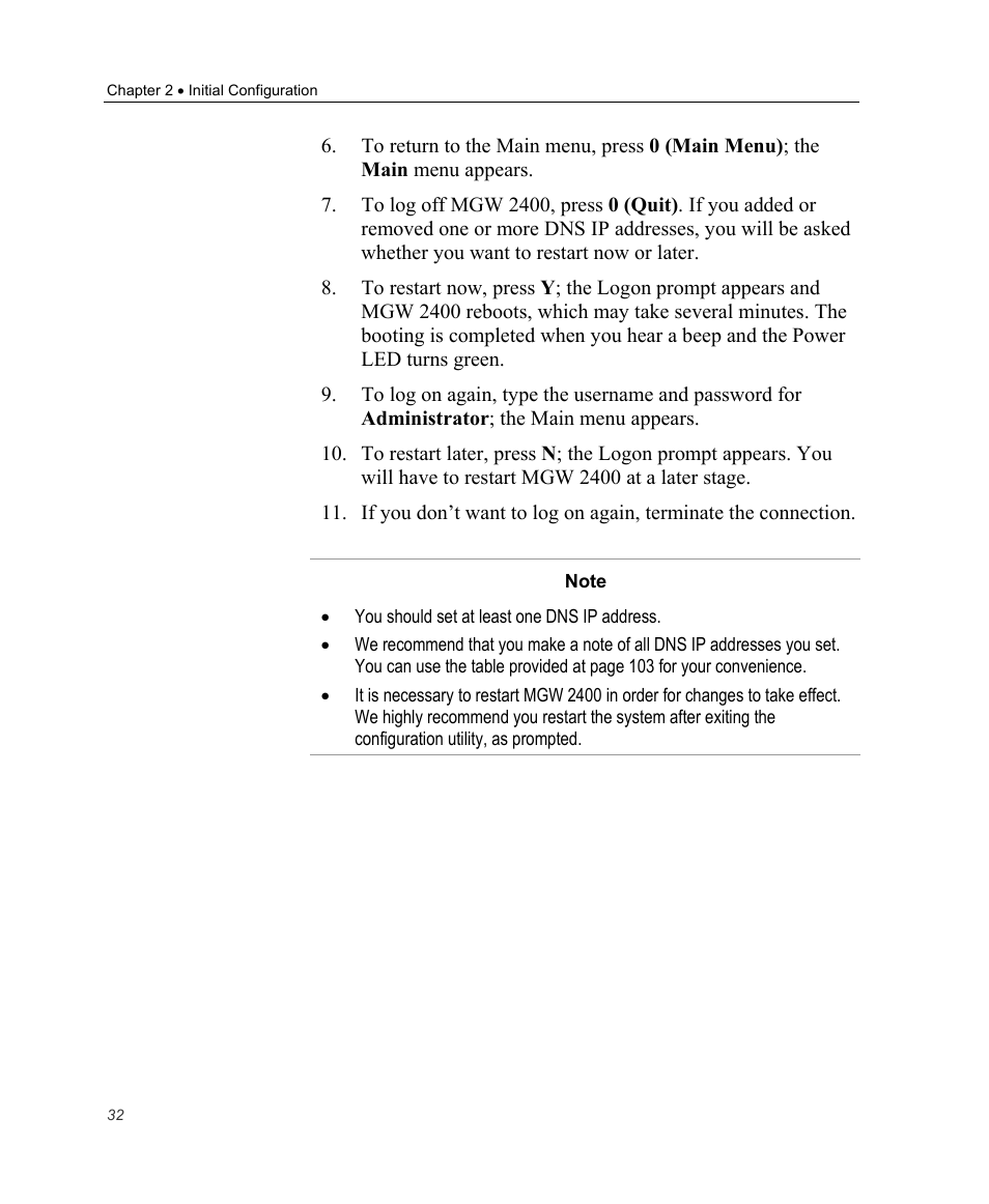 Optibase MGW 2400 WMT User Manual | Page 42 / 156