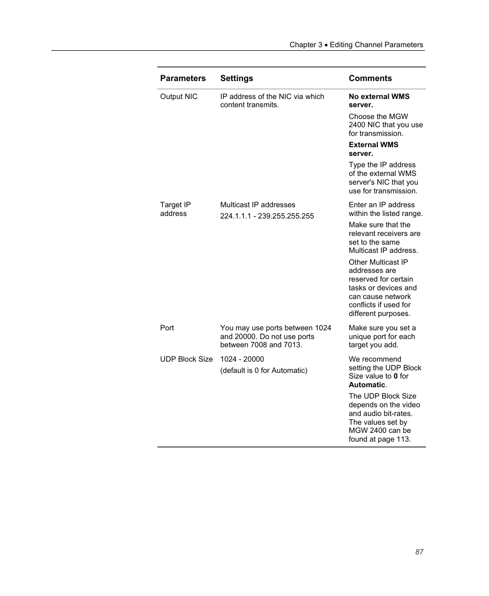 Optibase MGW 2400 WMT User Manual | Page 97 / 156