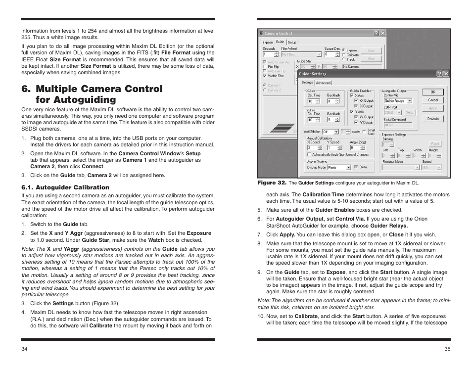 Multiple camera control for autoguiding | Orion PARSEC 8300M User Manual | Page 18 / 23