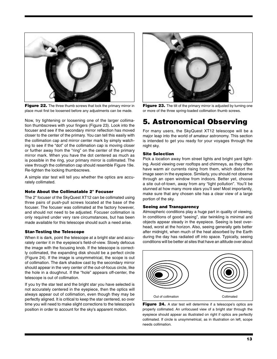 Astronomical observing | Orion 9966 User Manual | Page 13 / 20