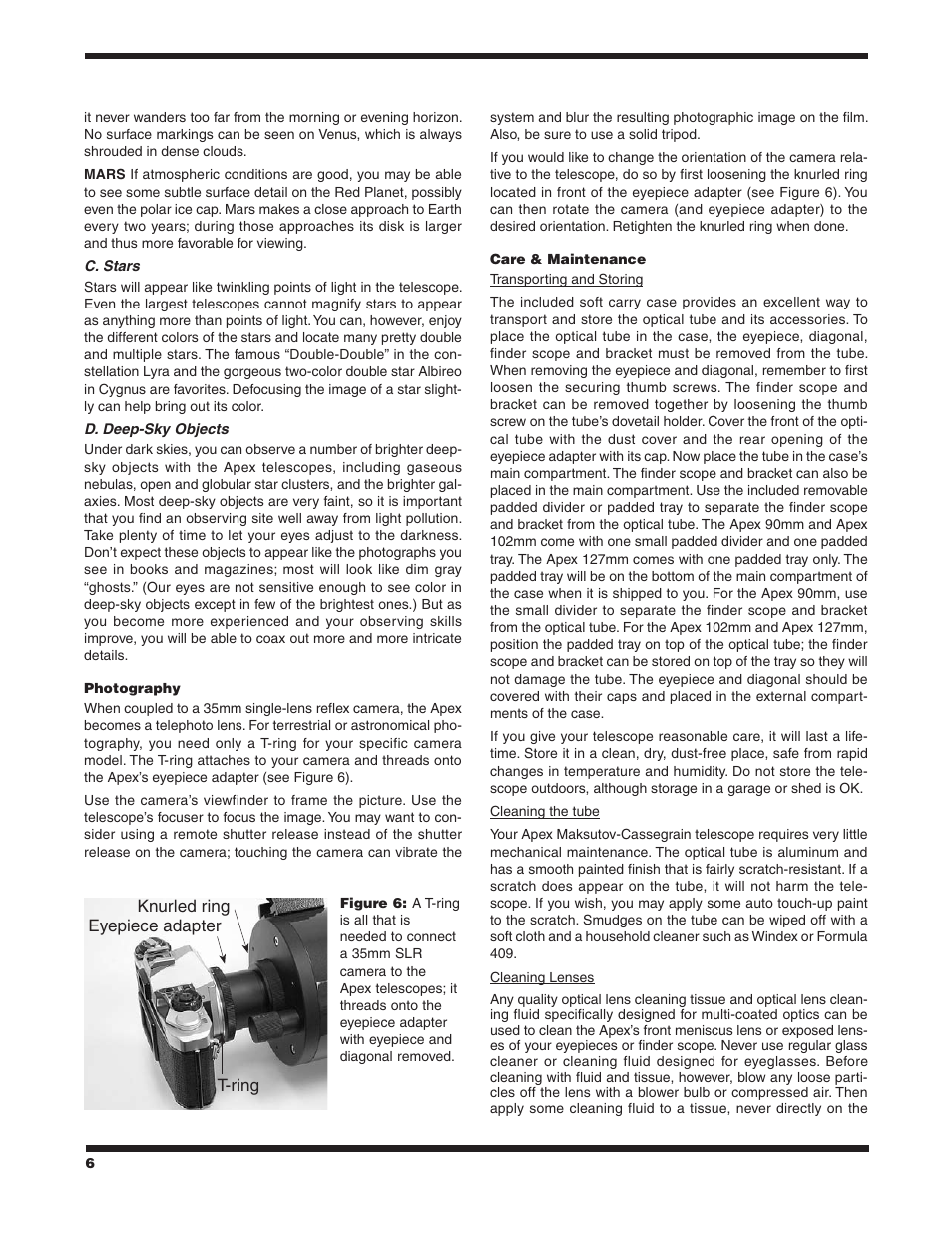 Orion APEX #9825 User Manual | Page 6 / 8
