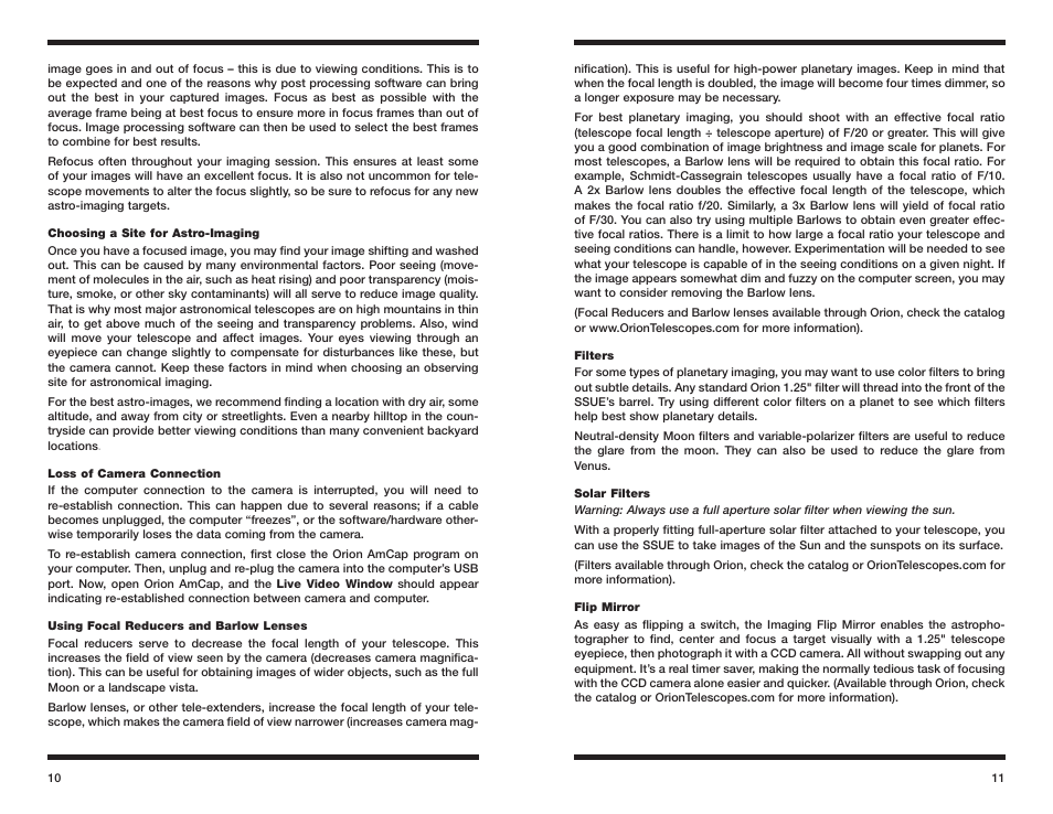 Orion STARSHOOT 52173 User Manual | Page 6 / 8