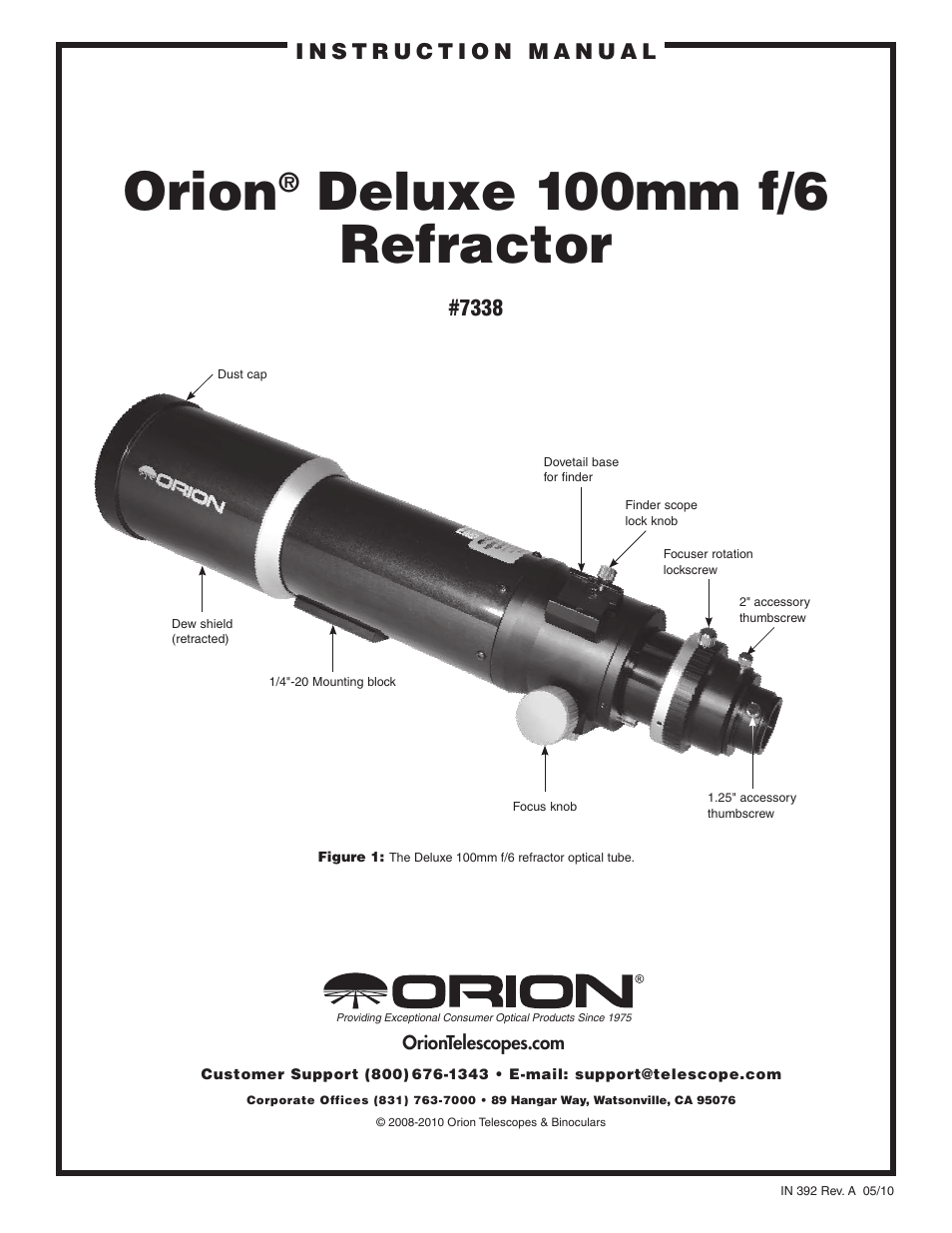 Orion 7338 User Manual | 4 pages