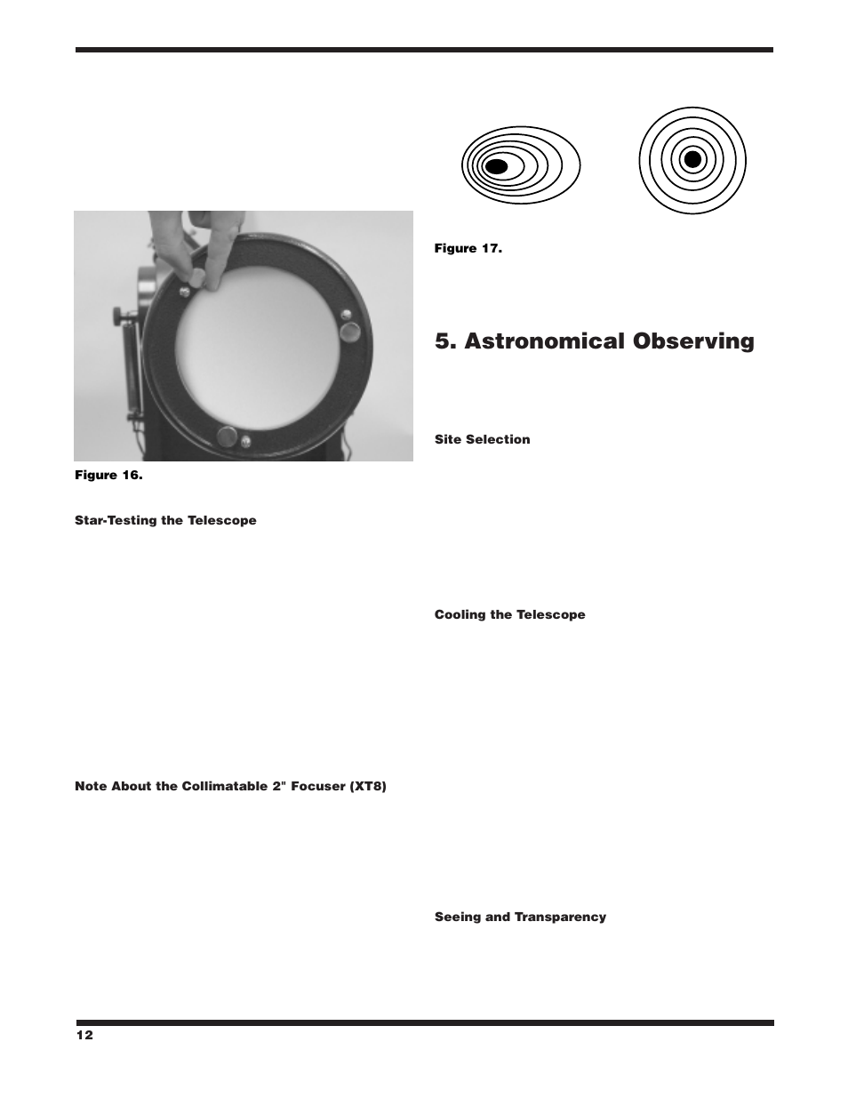 Astronomical observing | Orion SKYQUEST XT6 User Manual | Page 12 / 18