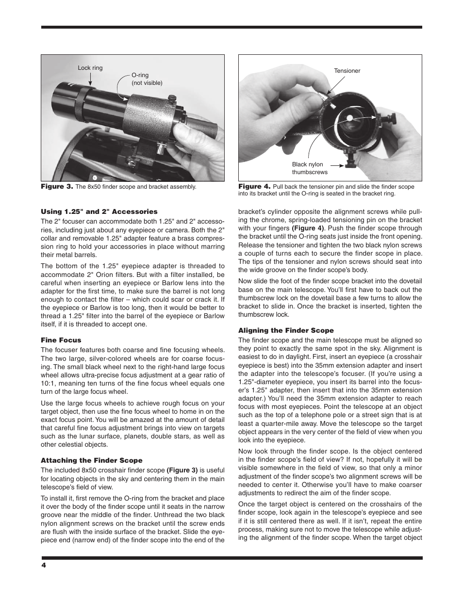 Orion NEWTONIAN ASTROGRAPH 9527 User Manual | Page 4 / 12