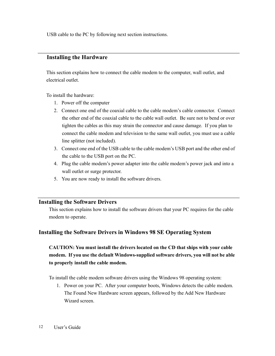 Orion 3000 User Manual | Page 12 / 60
