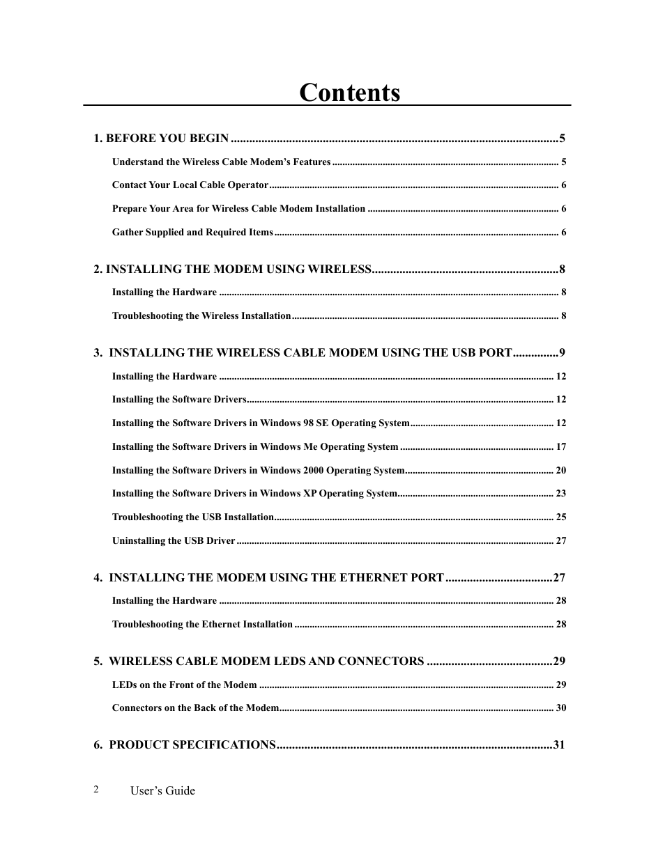 Orion 3000 User Manual | Page 2 / 60