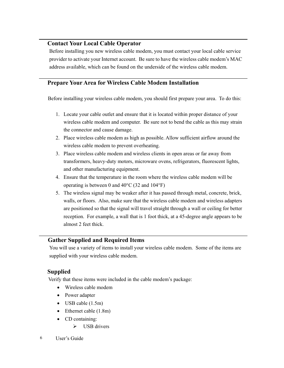 Orion 3000 User Manual | Page 6 / 60