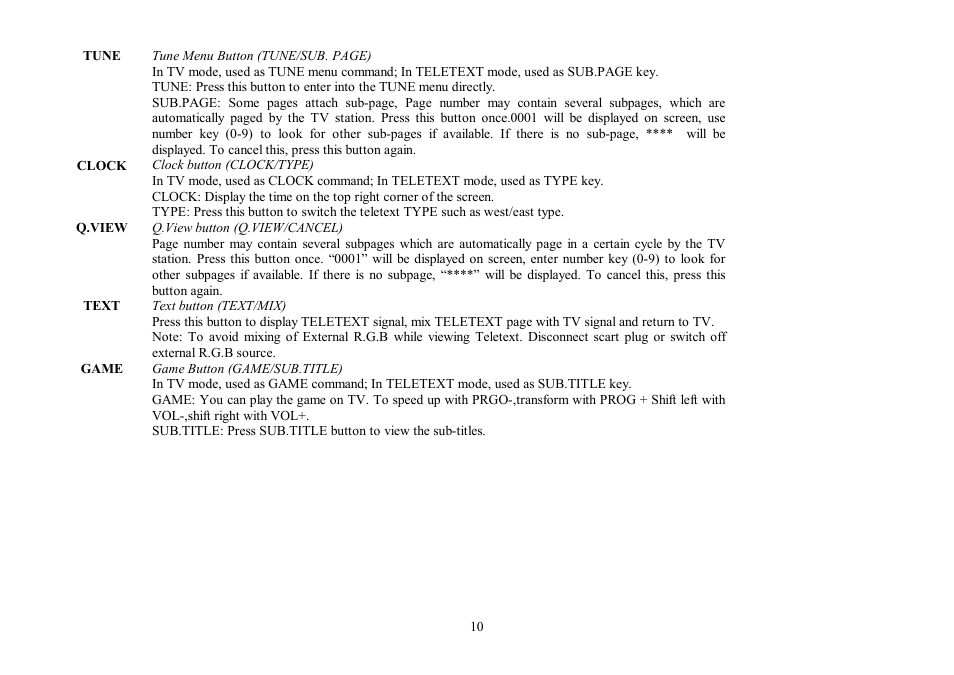 Hyundai H-TV2902PF User Manual | Page 10 / 38