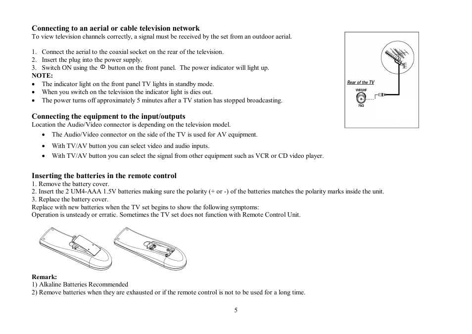 Hyundai H-TV2902PF User Manual | Page 5 / 38