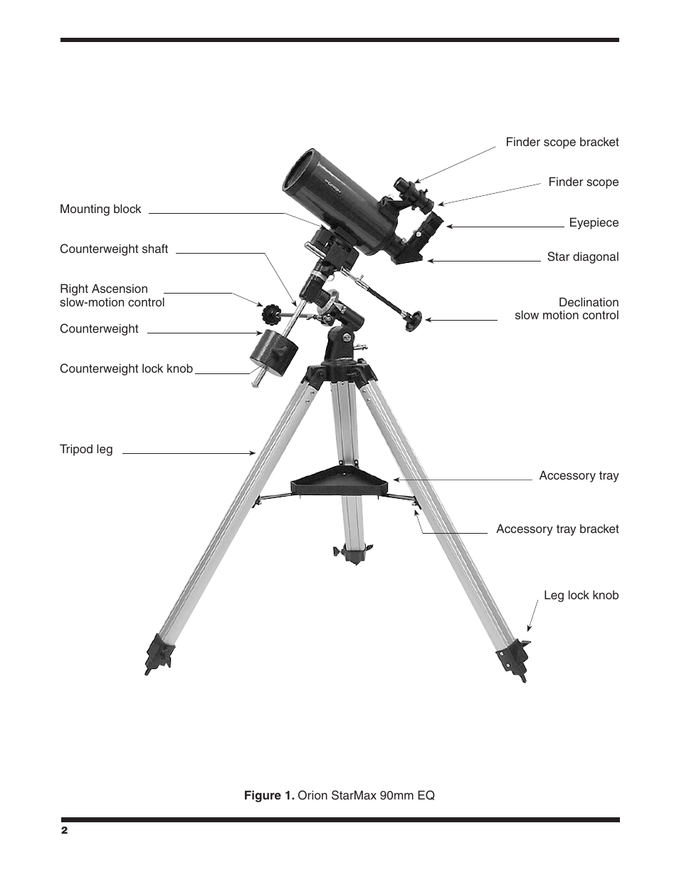 Orion STARMAX 90 EQ User Manual | Page 2 / 14