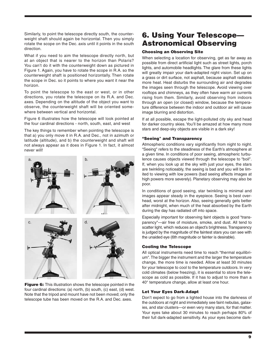 Using your telescope— astronomical observing | Orion STARMAX 90 EQ User Manual | Page 9 / 14