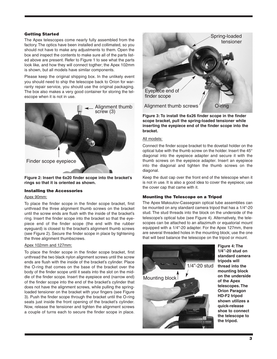 Orion 9825 User Manual | Page 3 / 8