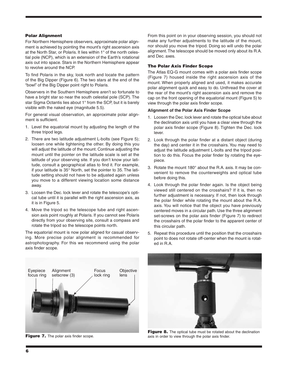 Orion ATLAS EQ-G User Manual | Page 6 / 27