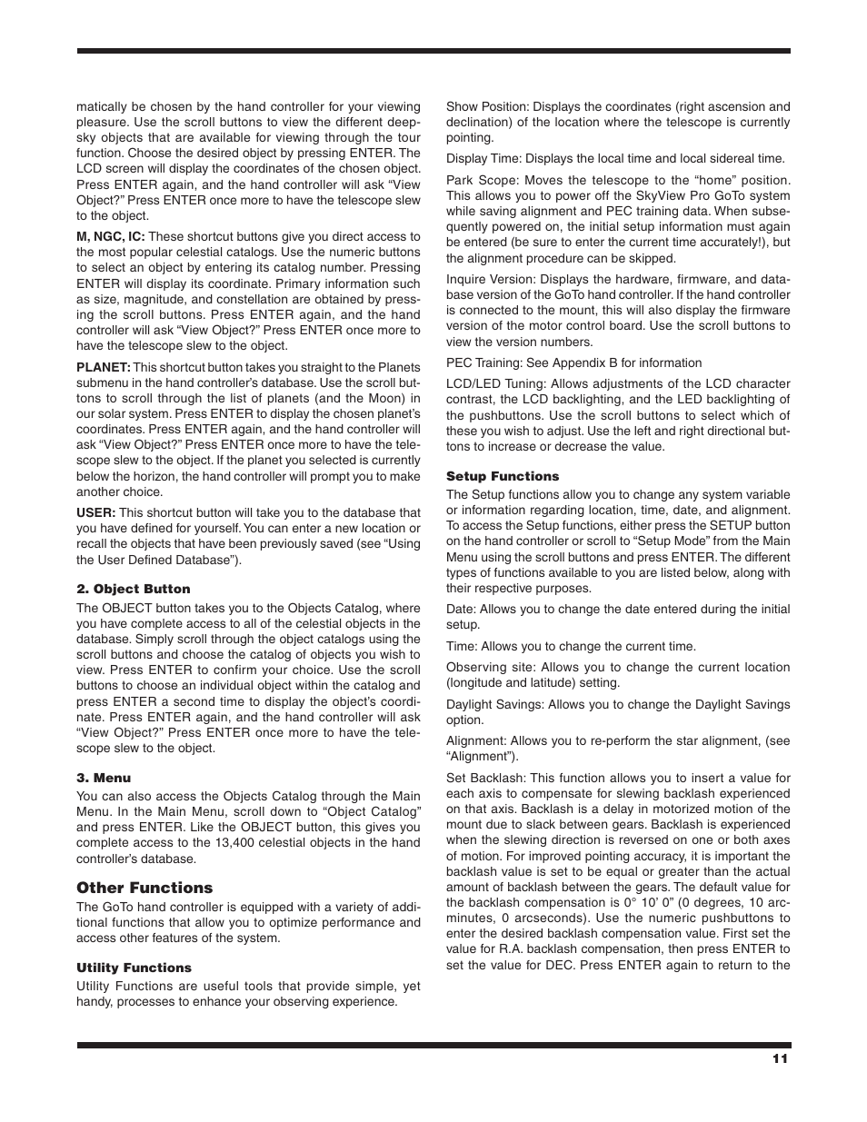 Orion SKYVIEW PRO 7817 User Manual | Page 11 / 20
