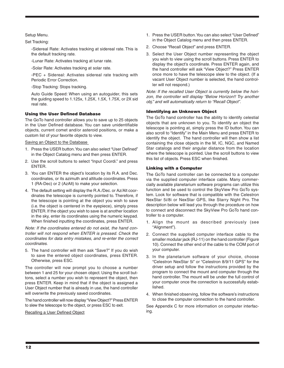 Orion SKYVIEW PRO 7817 User Manual | Page 12 / 20