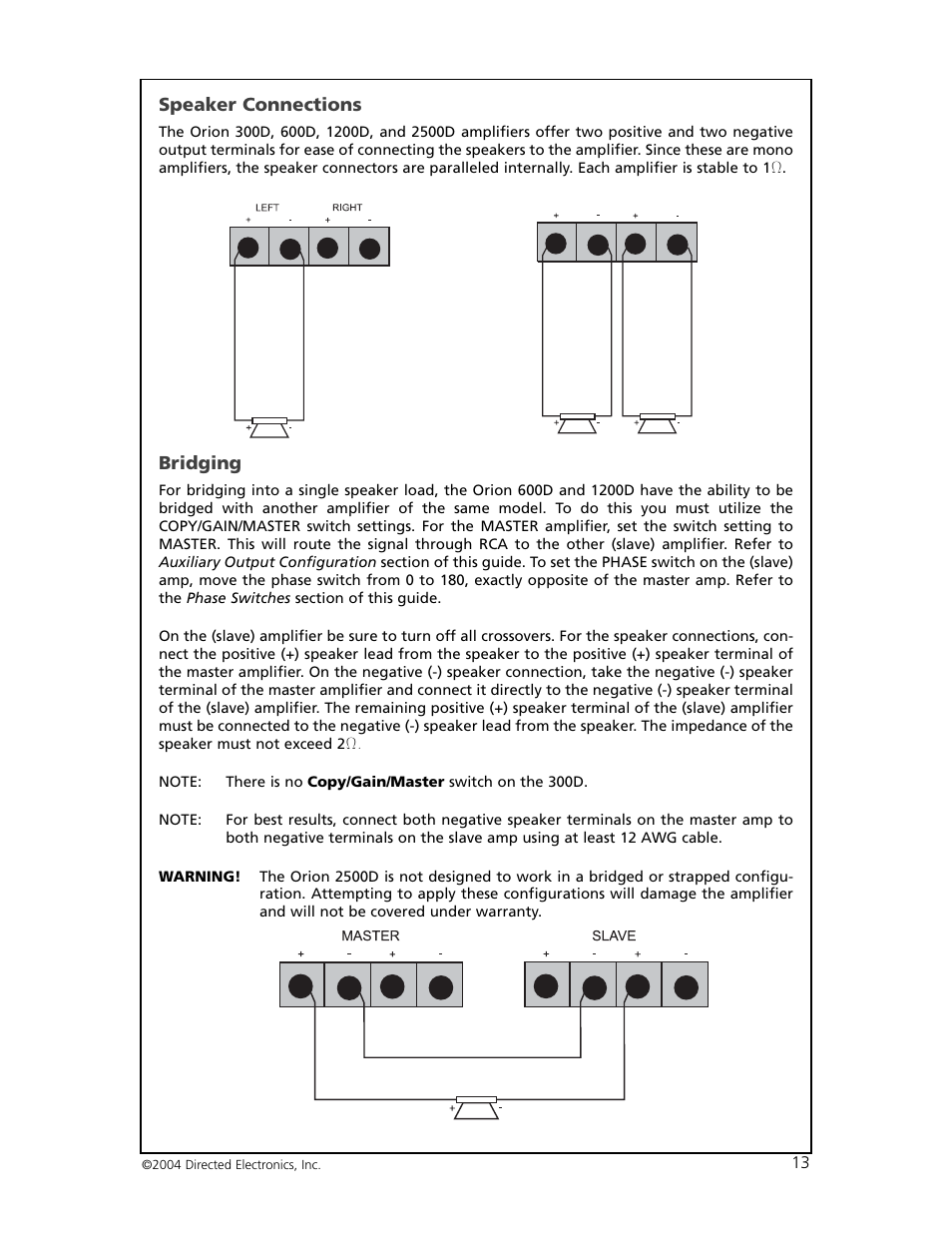 Orion 6000 User Manual | Page 14 / 22