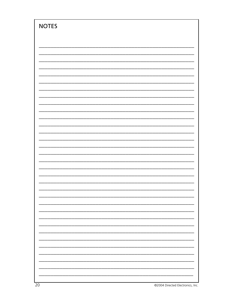 Orion 6000 User Manual | Page 21 / 22
