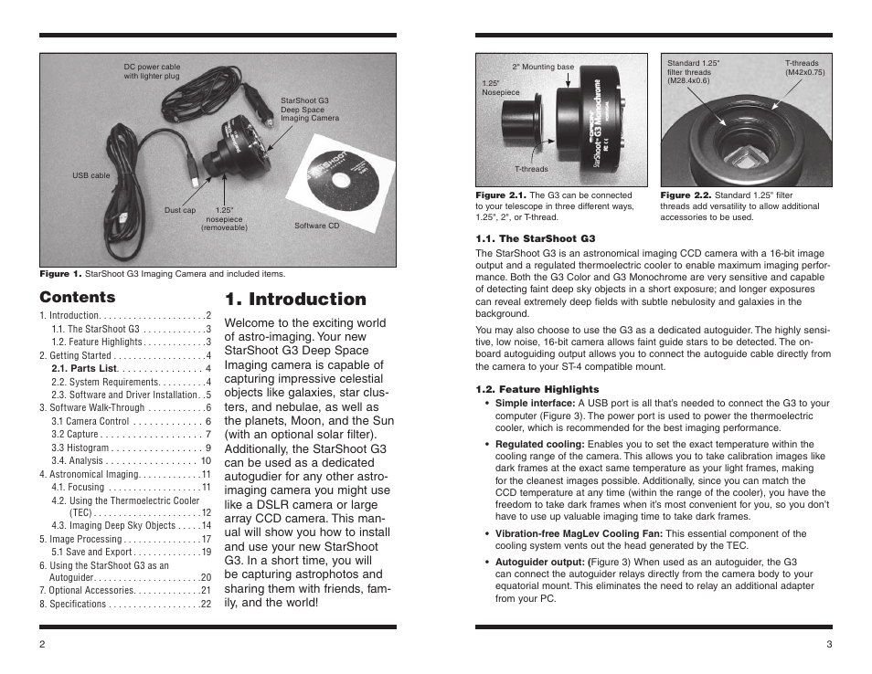 Orion STARSHOOT G3 User Manual | Page 2 / 13