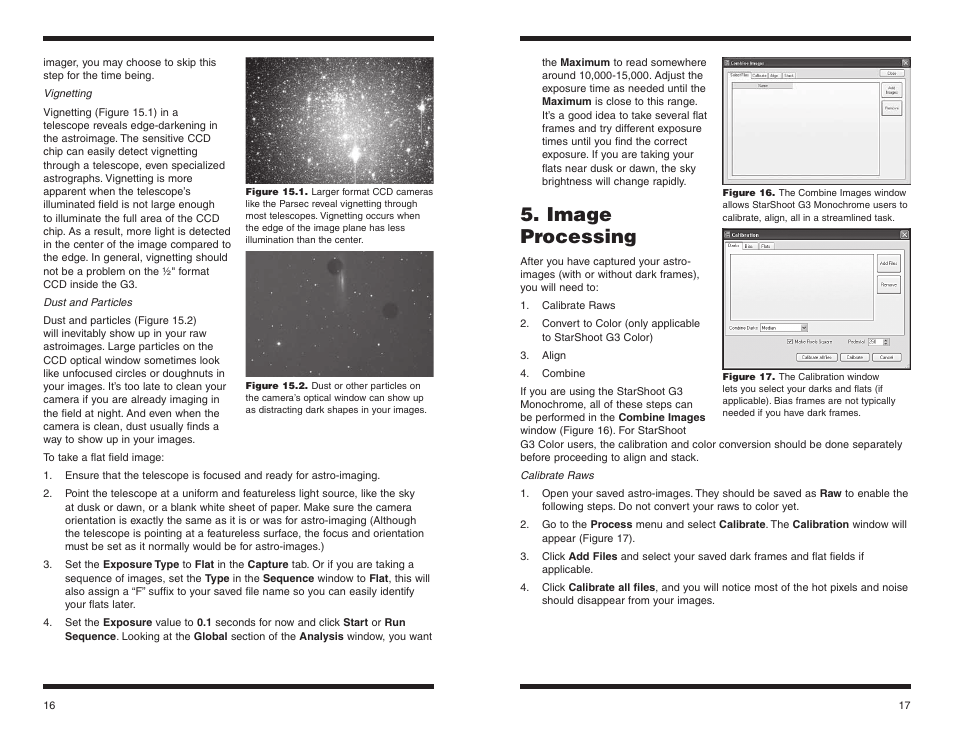 Image processing | Orion STARSHOOT G3 User Manual | Page 9 / 13