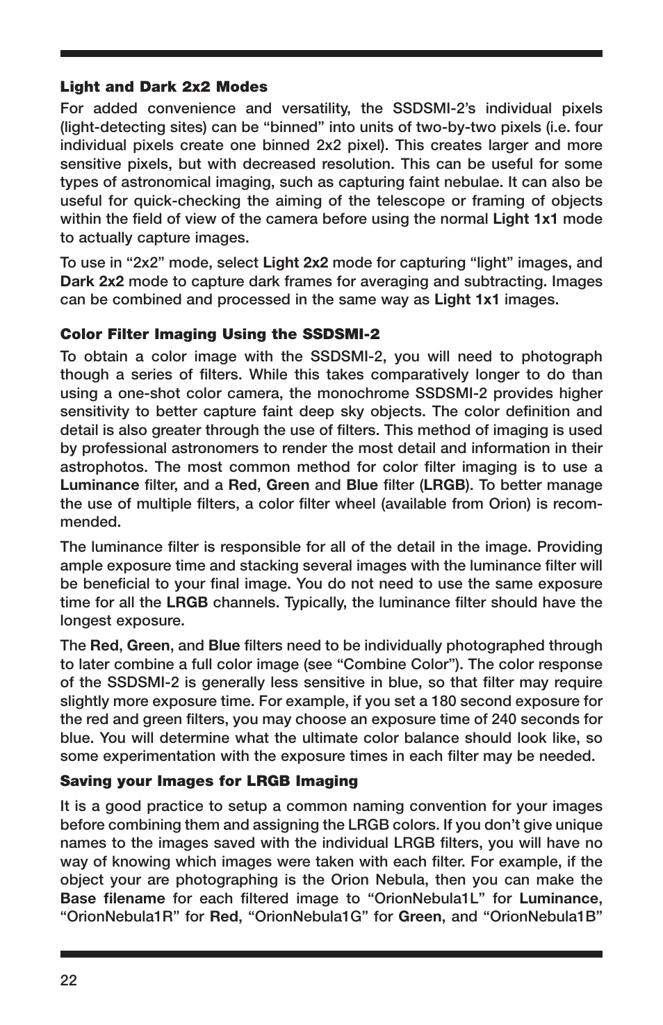 Orion 52083 User Manual | Page 22 / 44