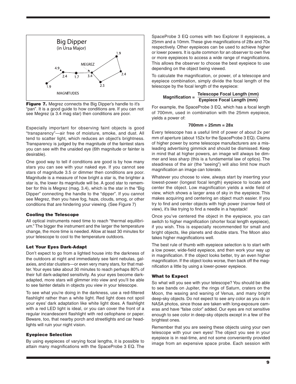 Orion SPACE PROBE 9843 User Manual | Page 9 / 15