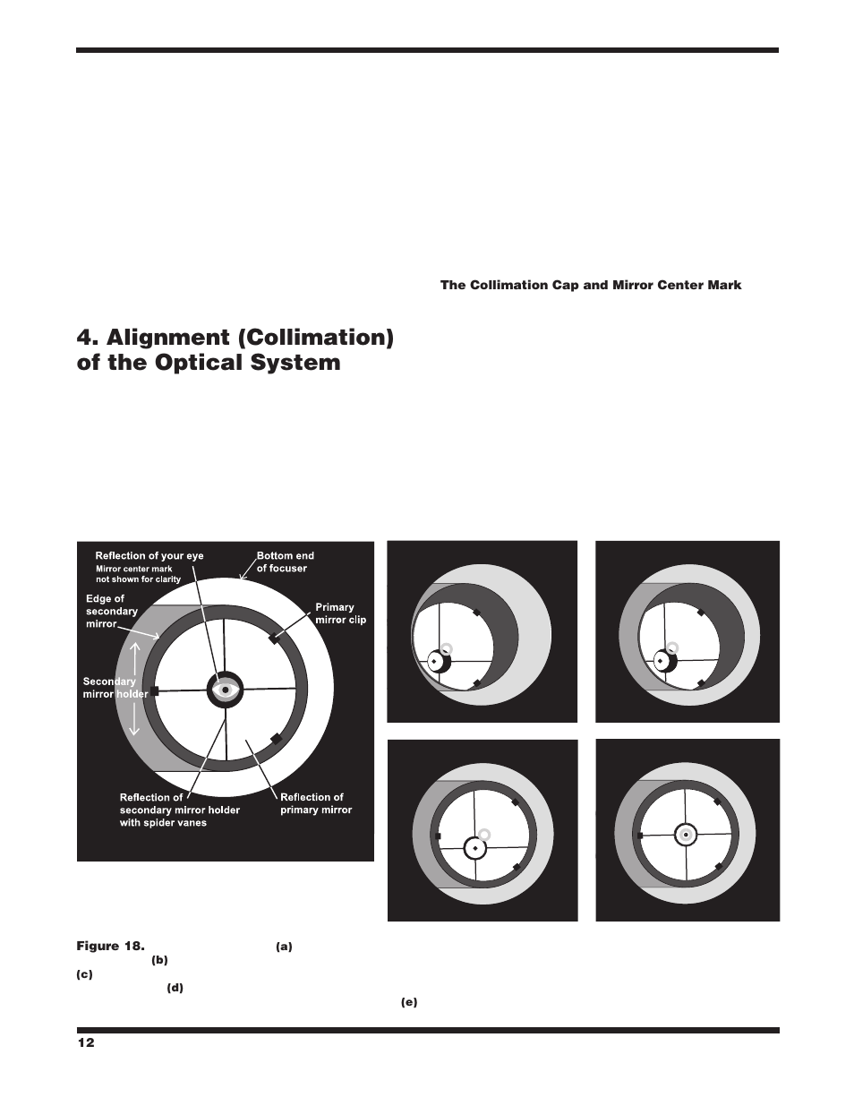 Alignment (collimation) of the optical system | Orion XT6 User Manual | Page 12 / 20