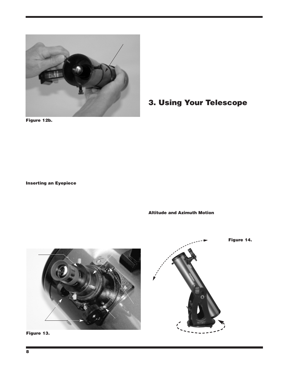 Using your telescope | Orion XT6 User Manual | Page 8 / 20