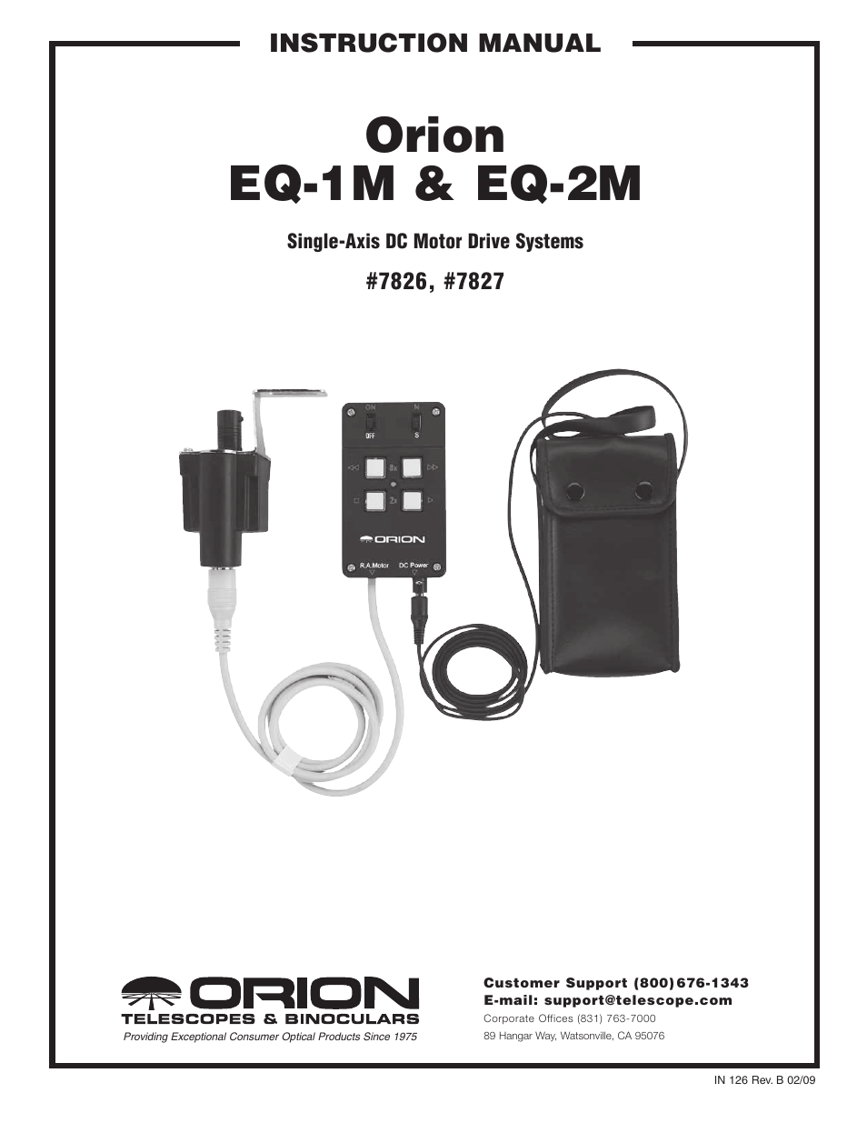 Orion EQ-2M User Manual | 4 pages