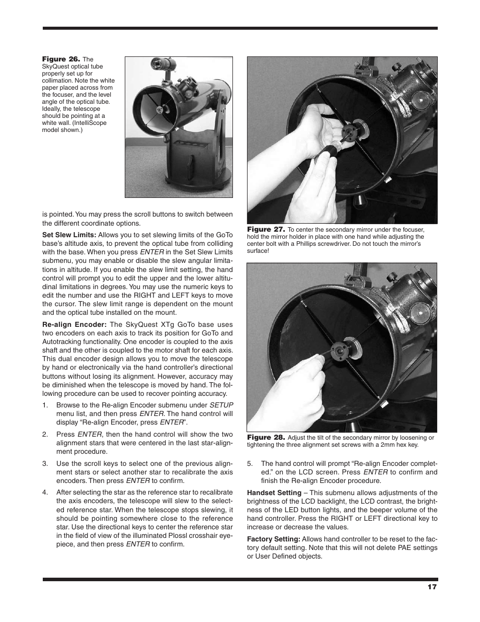 Orion SKYQUEST XTG User Manual | Page 17 / 37