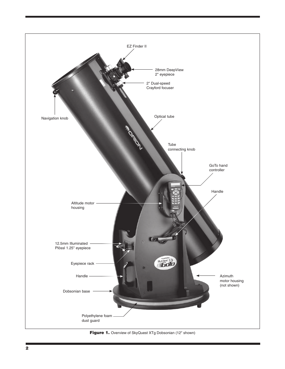 Orion SKYQUEST XTG User Manual | Page 2 / 37