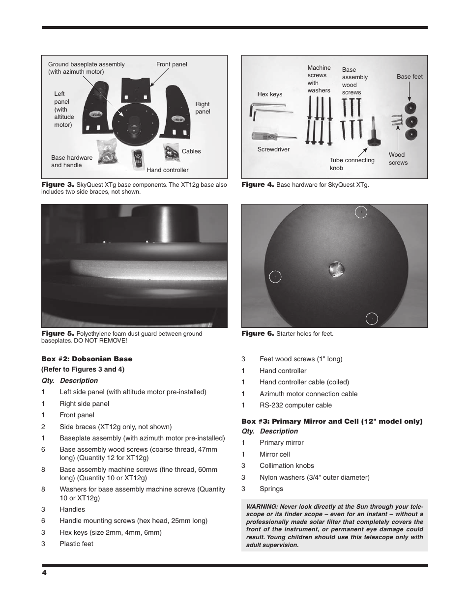 Orion SKYQUEST XTG User Manual | Page 4 / 37