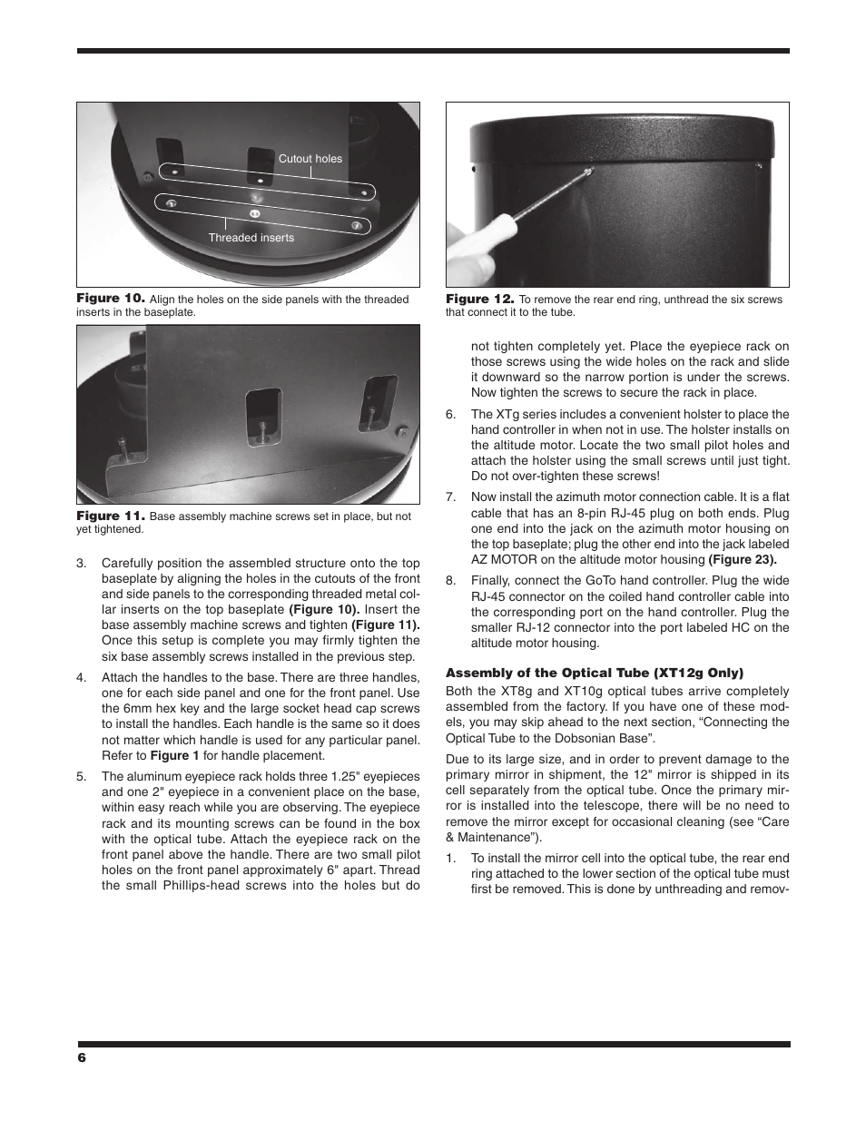 Orion SKYQUEST XTG User Manual | Page 6 / 37