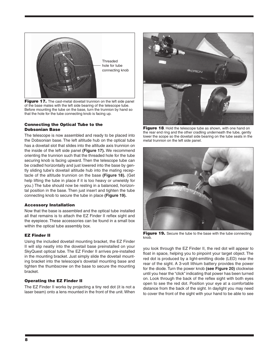 Orion SKYQUEST XTG User Manual | Page 8 / 37