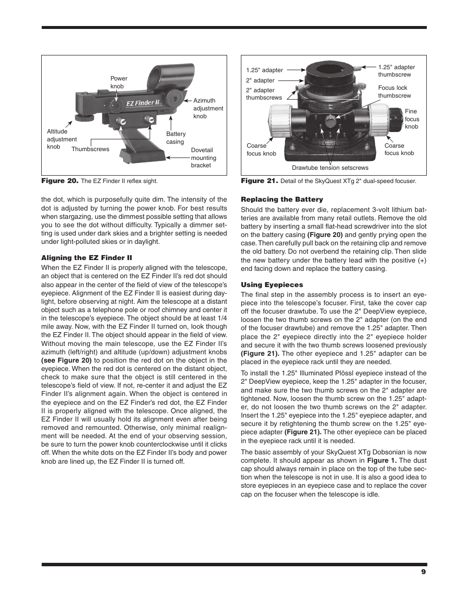 Orion SKYQUEST XTG User Manual | Page 9 / 37