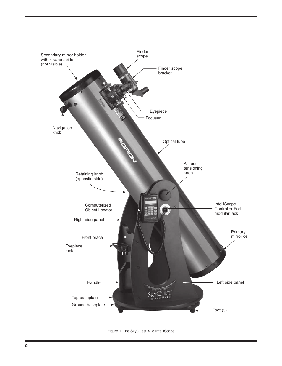 Orion SKYQUEST #27189 XT12I User Manual | Page 2 / 24