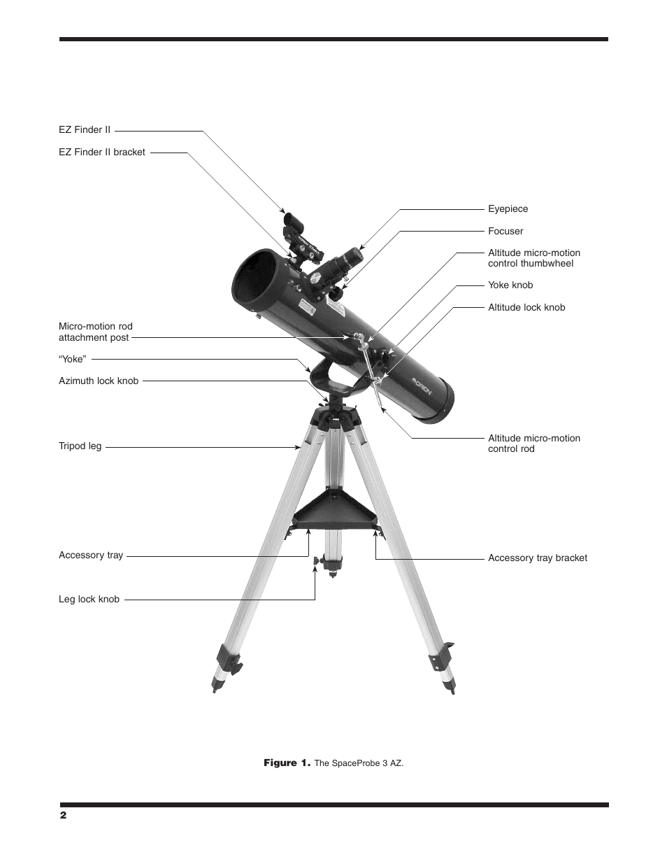 Orion SPACEPROBE 3 ALTAZ 9883 User Manual | Page 2 / 12