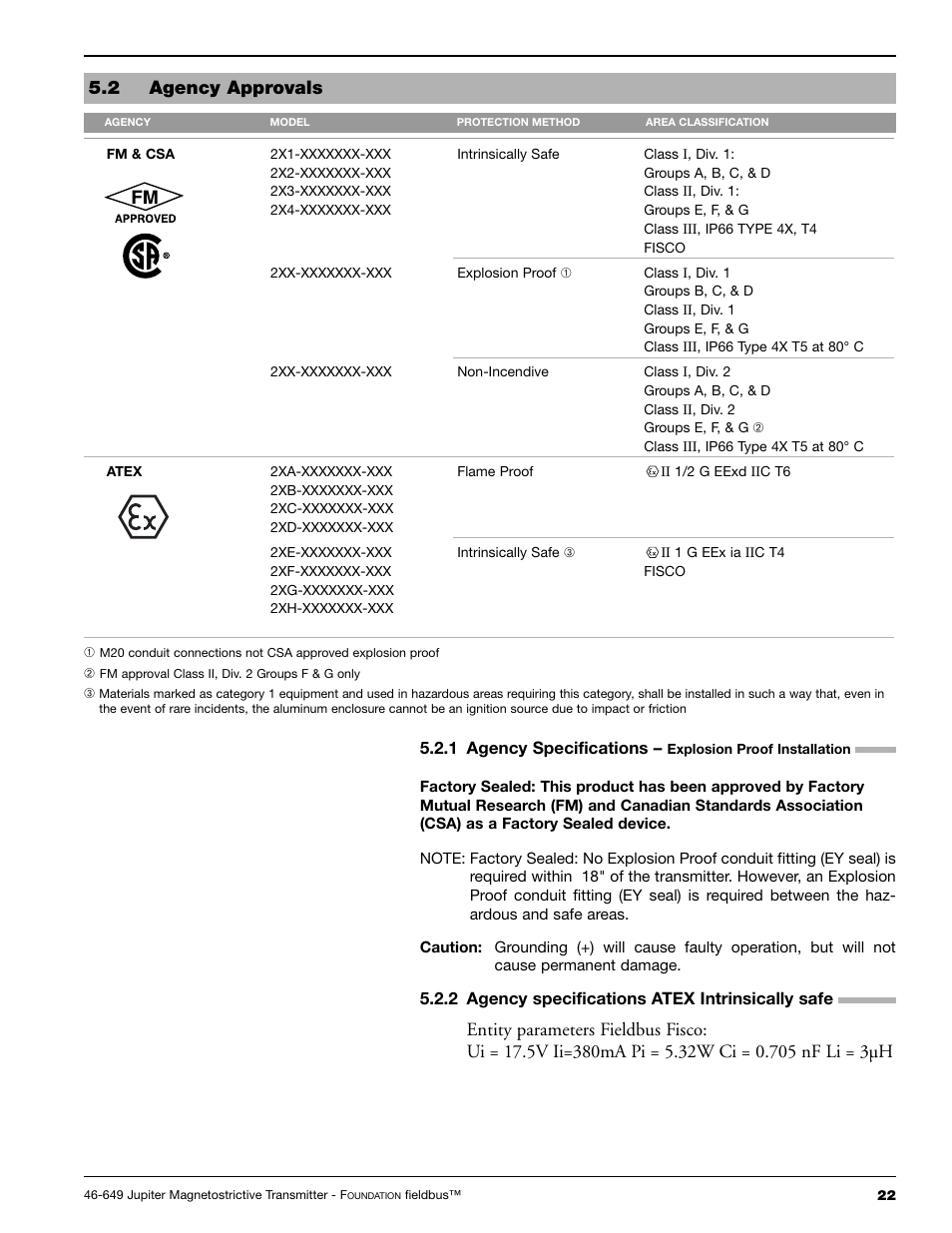 2 agency approvals | Orion 2xx User Manual | Page 25 / 36