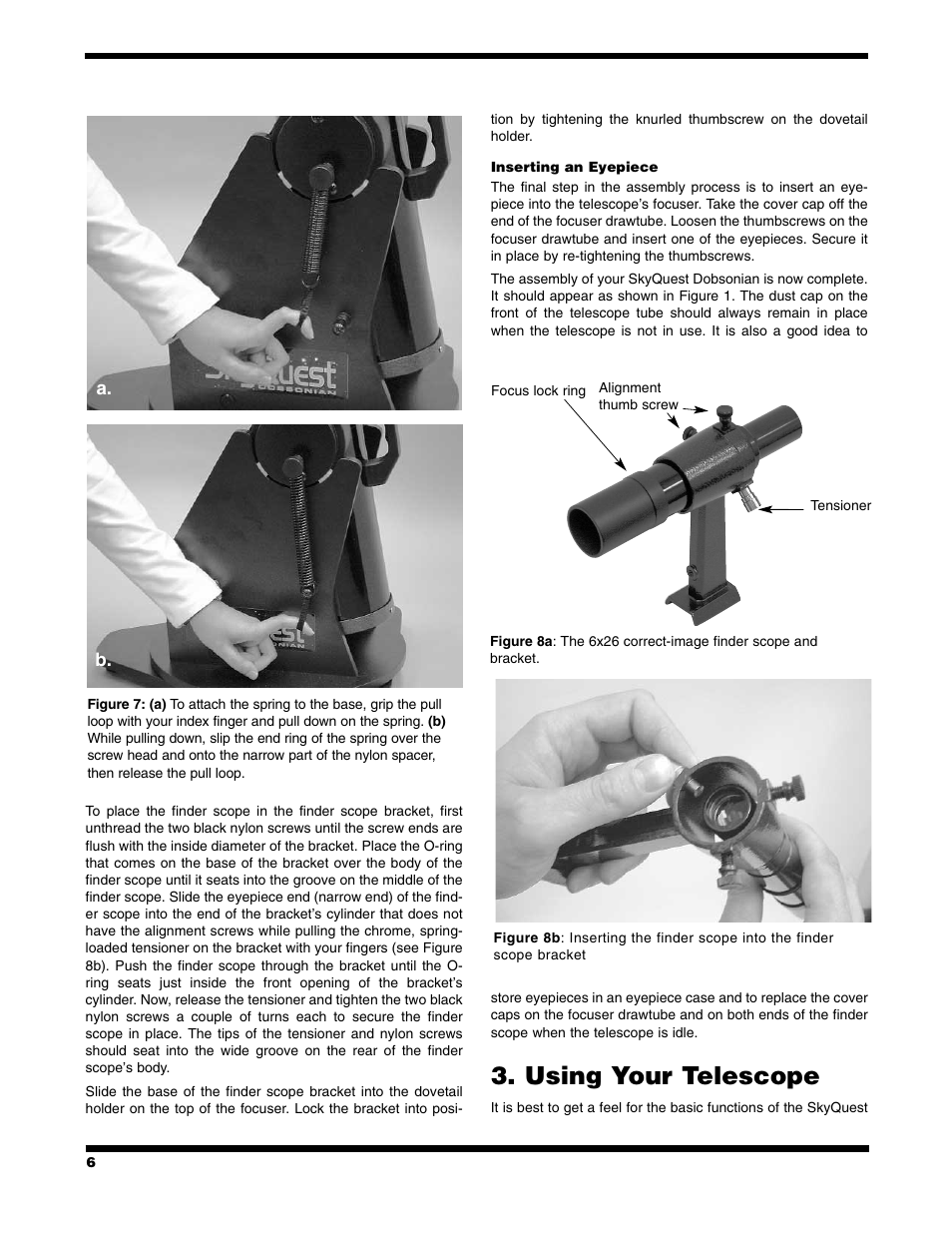 Using your telescope | Orion XT4.5 User Manual | Page 6 / 16