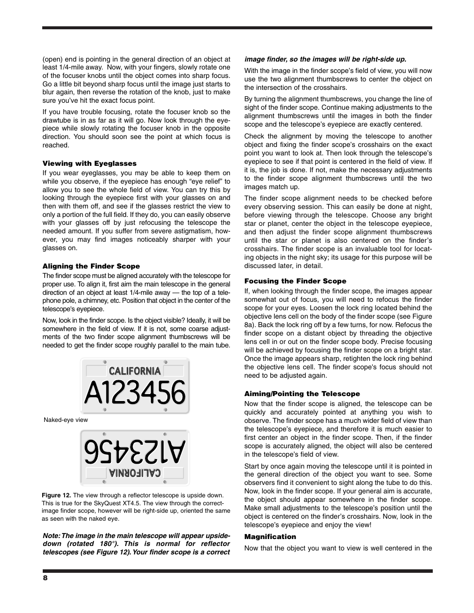 Orion XT4.5 User Manual | Page 8 / 16