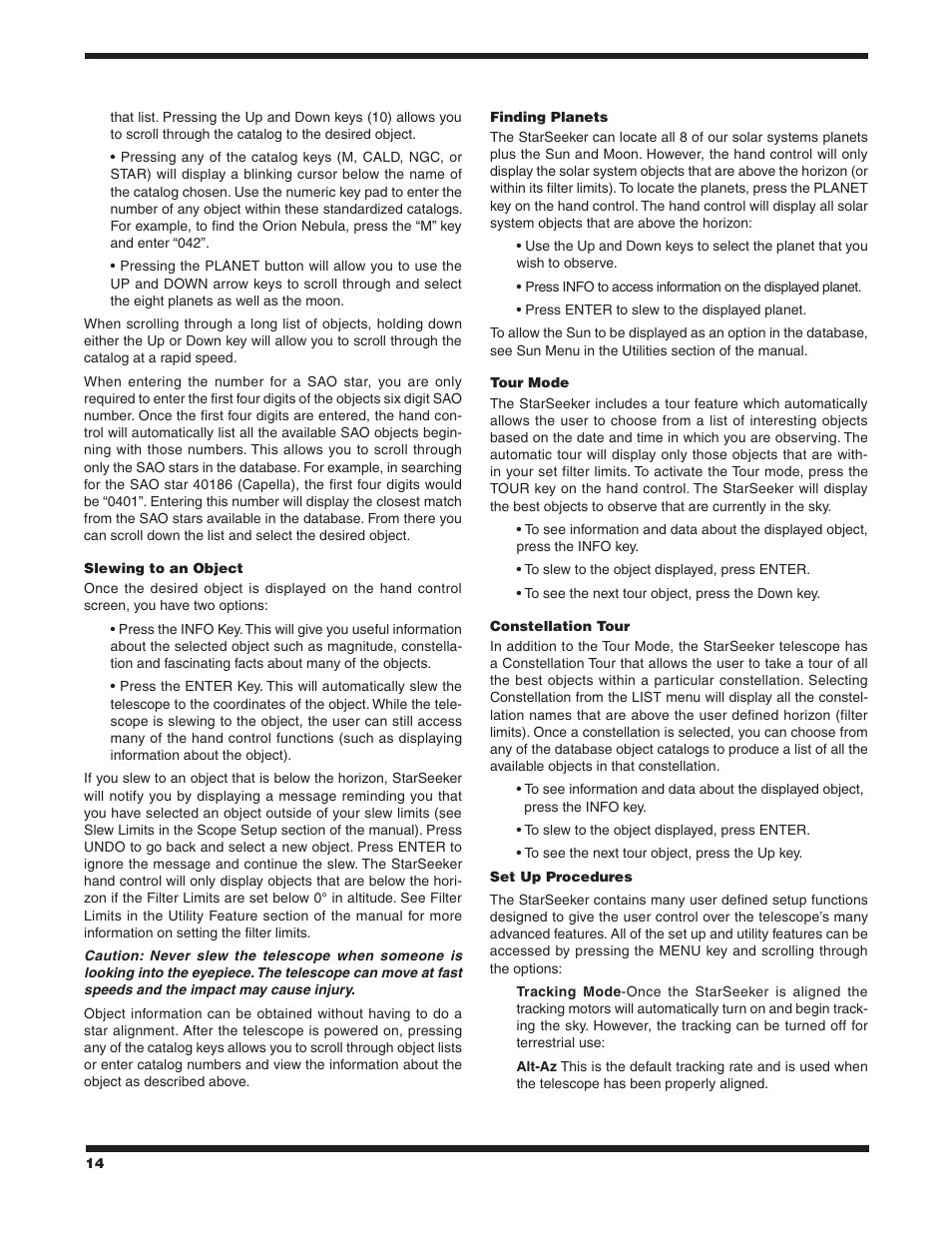 Orion 9533 User Manual | Page 14 / 34