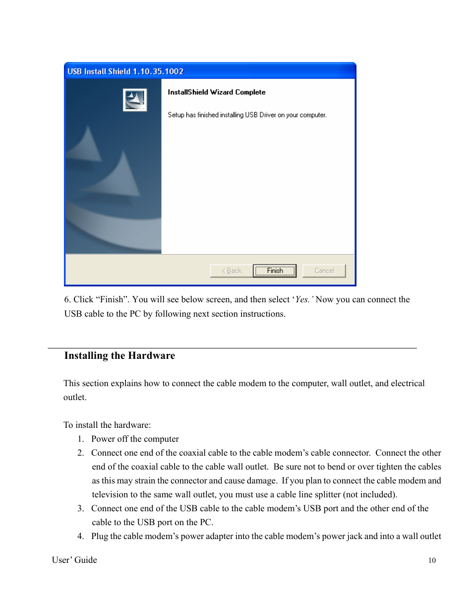 Installing the hardware | Orion 2000 User Manual | Page 10 / 80