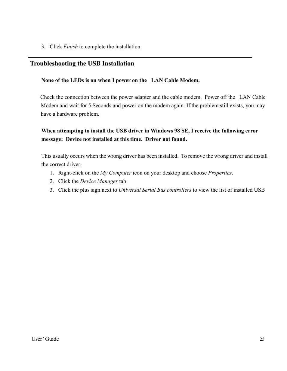Orion 2000 User Manual | Page 25 / 80