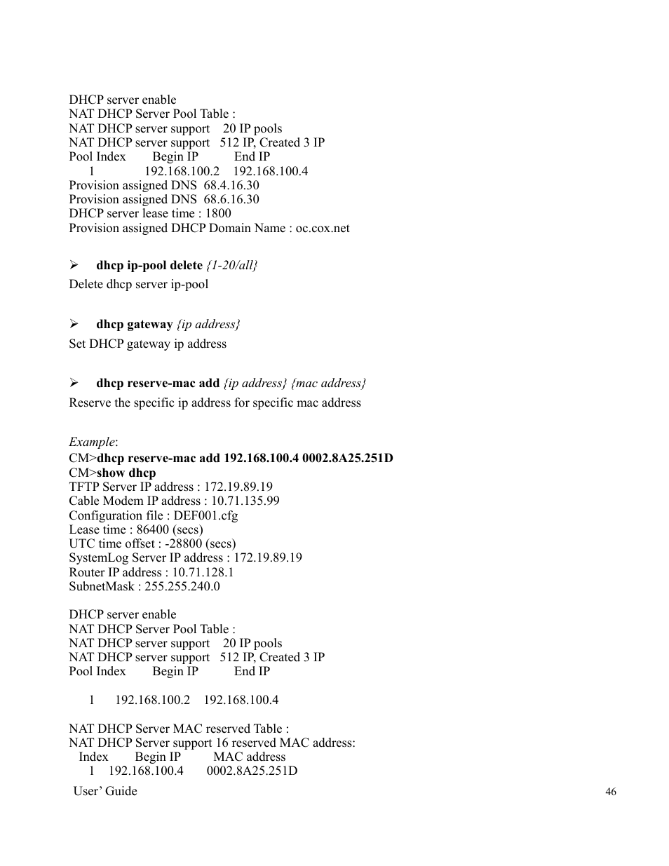 Orion 2000 User Manual | Page 46 / 80