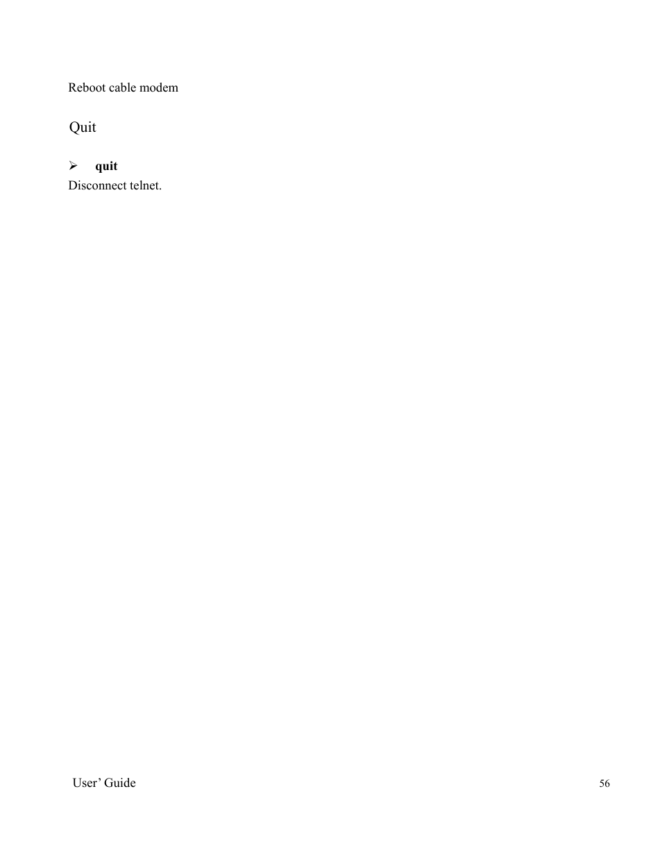 Quit | Orion 2000 User Manual | Page 56 / 80