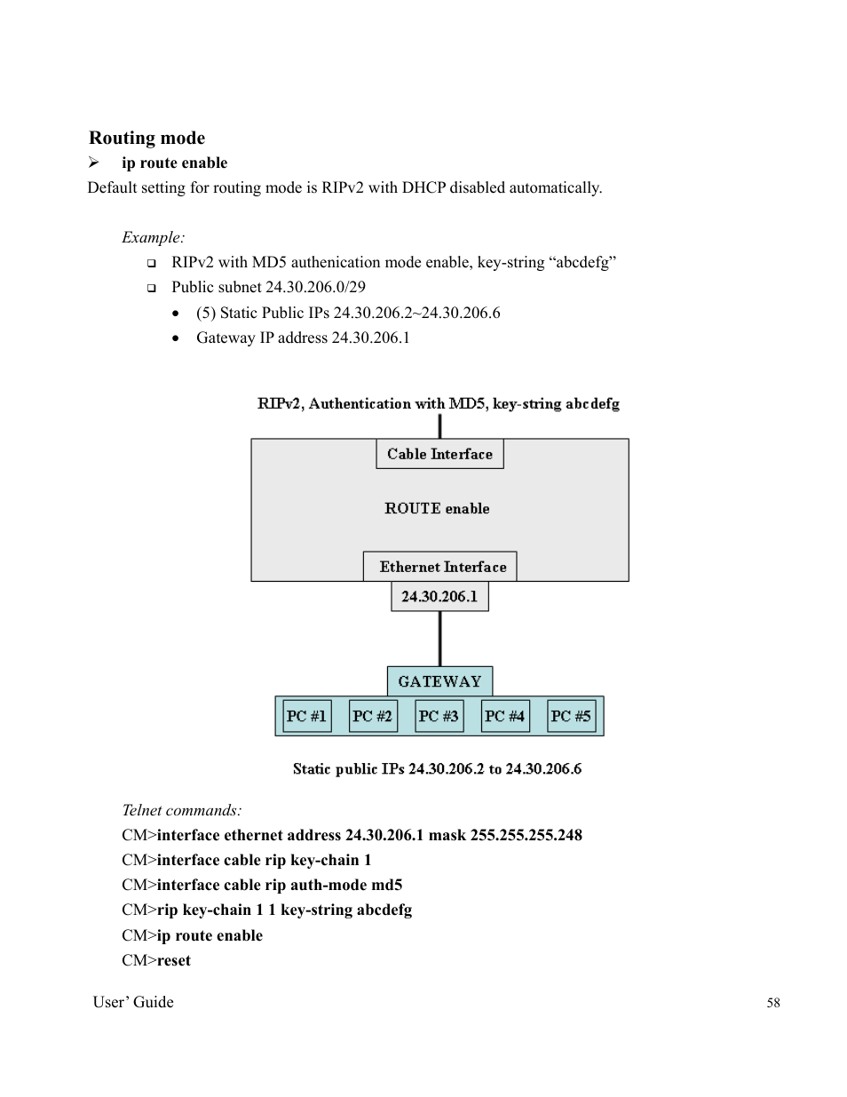 Routing mode | Orion 2000 User Manual | Page 58 / 80