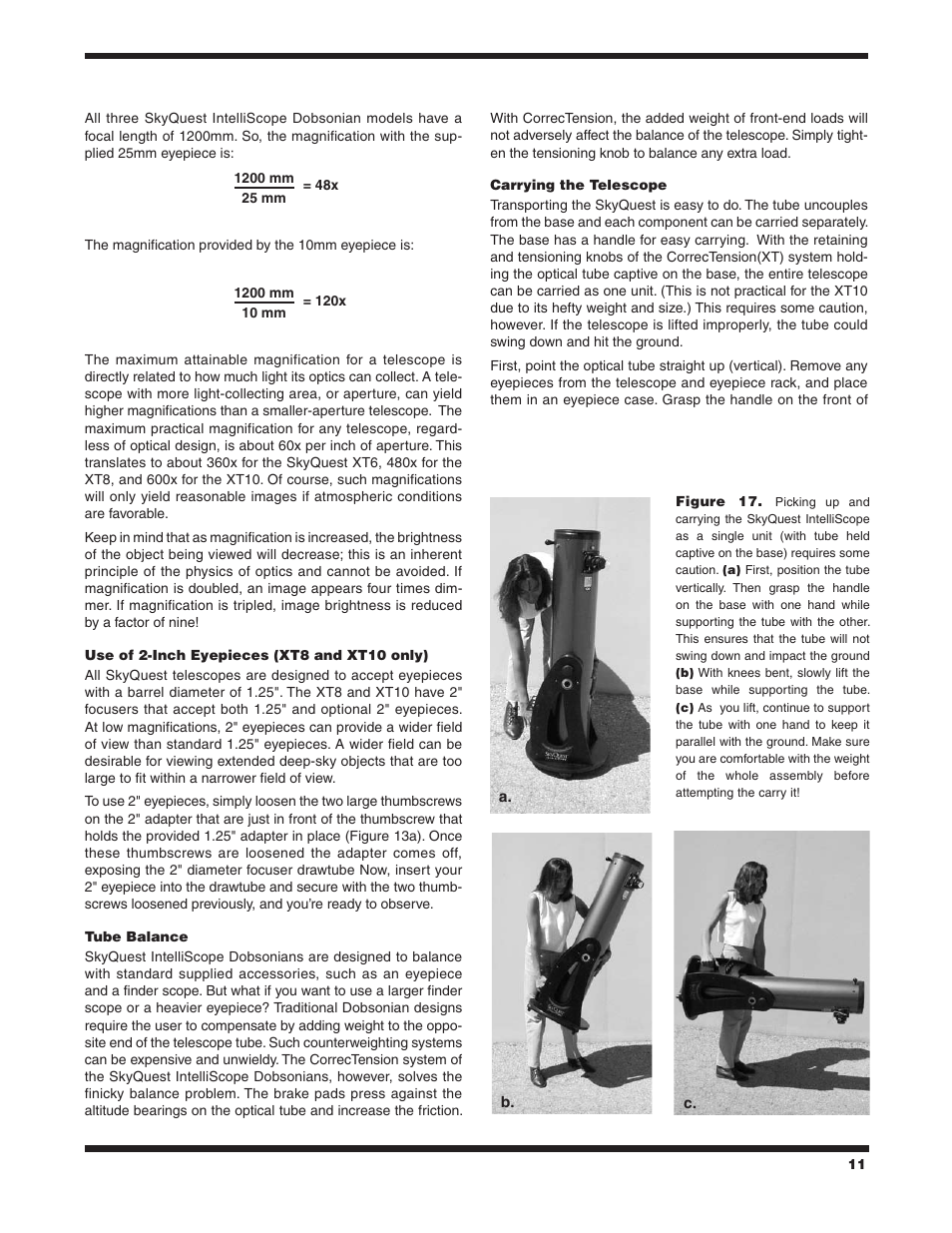 Orion SKYQUEST XT8 User Manual | Page 11 / 20