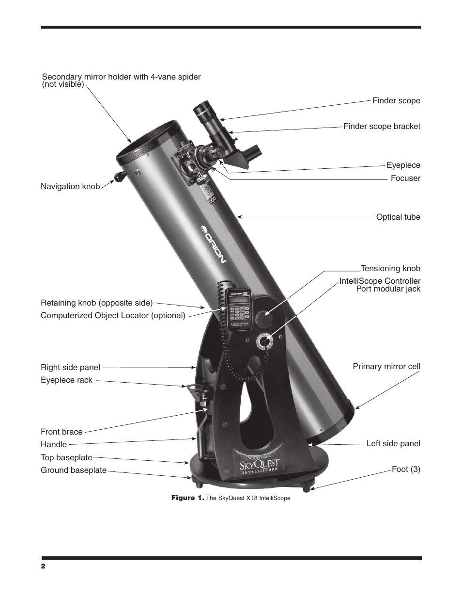Orion SKYQUEST XT8 User Manual | Page 2 / 20
